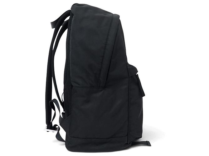 NEU PRADA RUCKSACK AUS SCHWARZEM RE-NYLON GEWEBE 40X30 CM BLACK BACKPACK BAG - Ansicht 4