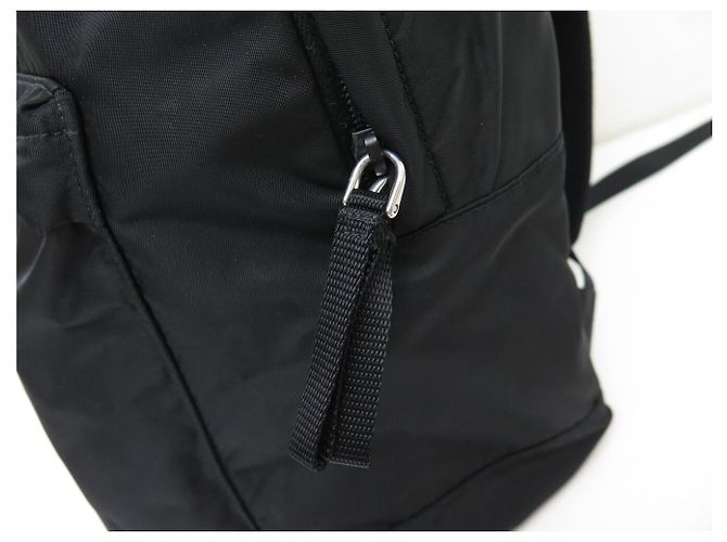 NEU PRADA RUCKSACK AUS SCHWARZEM RE-NYLON GEWEBE 40X30 CM BLACK BACKPACK BAG - Ansicht 9