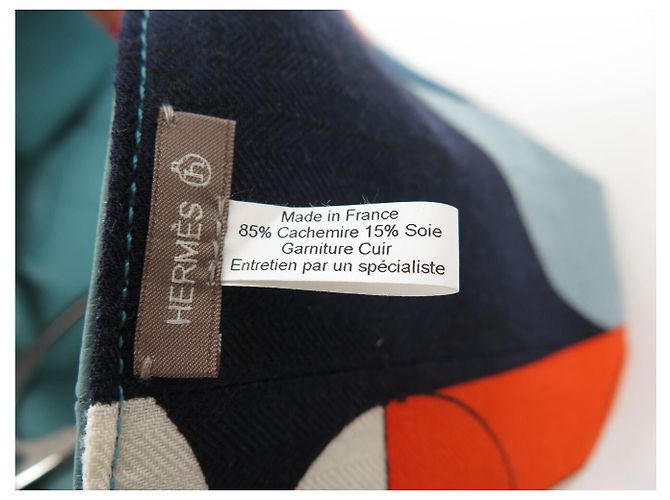 Hermès NUOVA BORSA A MANO HERMES PETIT H REVERSIBLE ECHEC AU ROI CACHEMIRE PELLE BAG - vista 14