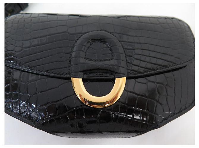 Hermès NUOVA BORSA HERMES CHERCHE MIDI MINI 18 IN PELLE DI COCCODRILLO ALLIGATORE - vista 7