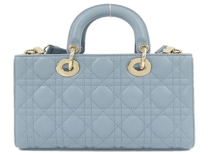 Borsa Christian Dior Lady D-Joy in pelle d'agnello - vista 2
