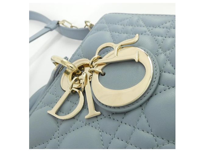 Borsa Christian Dior Lady D-Joy in pelle d'agnello - vista 4