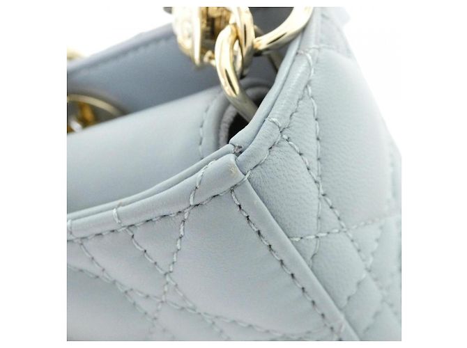 Borsa Christian Dior Lady D-Joy in pelle d'agnello - vista 5