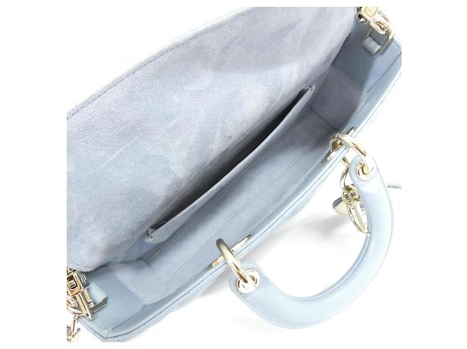Borsa Christian Dior Lady D-Joy in pelle d'agnello - vista 9