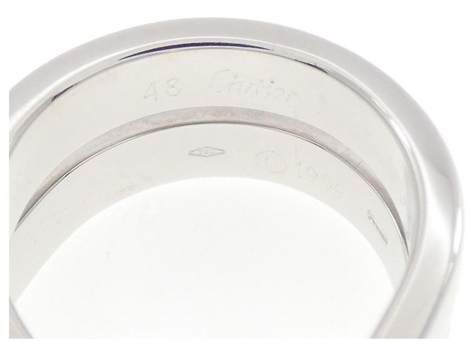 Cartier Paris 750 Weißgold Ring Größe 48 - Ansicht 4