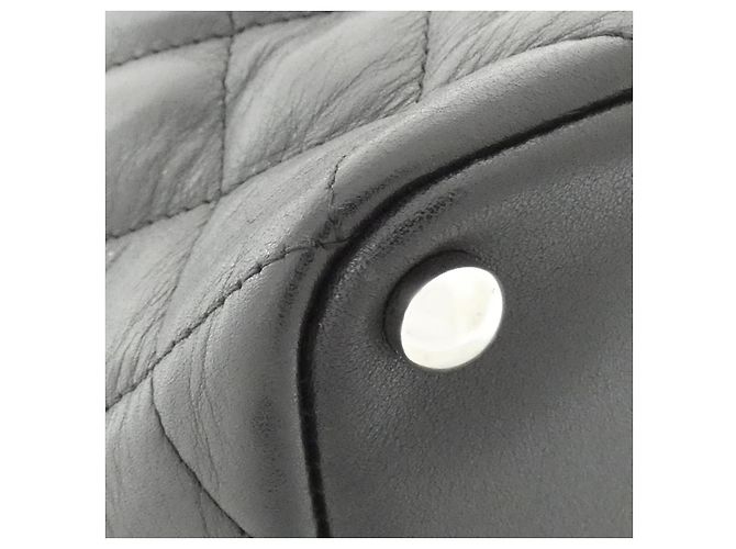 Borsa Chanel Cambon Line in pelle di vitello verniciata - vista 3