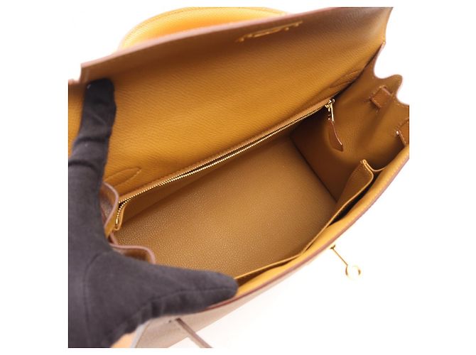 Hermès Hermes Kelly28 in pelle di vitello - vista 3