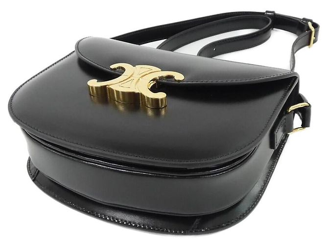 Céline Borsa a spalla Celine Buzas Clea in pelle di vitello - vista 3