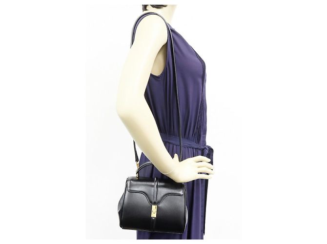 Céline Borsa 2way Celine 16 in pelle di vitello satinata - vista 2
