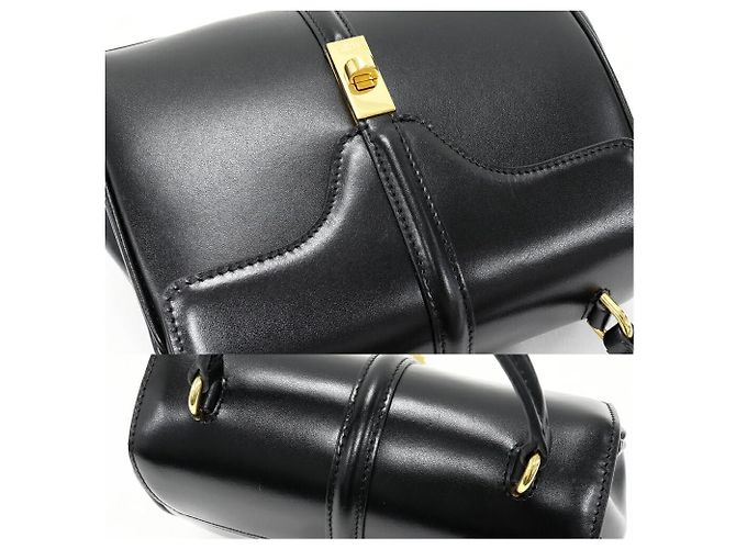 Céline Borsa 2way Celine 16 in pelle di vitello satinata - vista 6