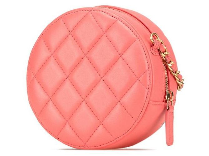 Borsa a spalla Chanel Coco Mark Matelassé in pelle di agnello - vista 2