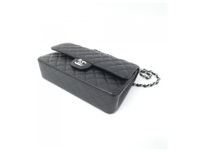 Chanel 1112 Borsa a tracolla in pelle Caviar - vista 3