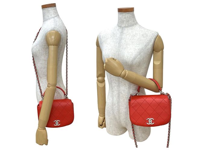 Borsa 2way Chanel Matelassé in pelle d'agnello - vista 3