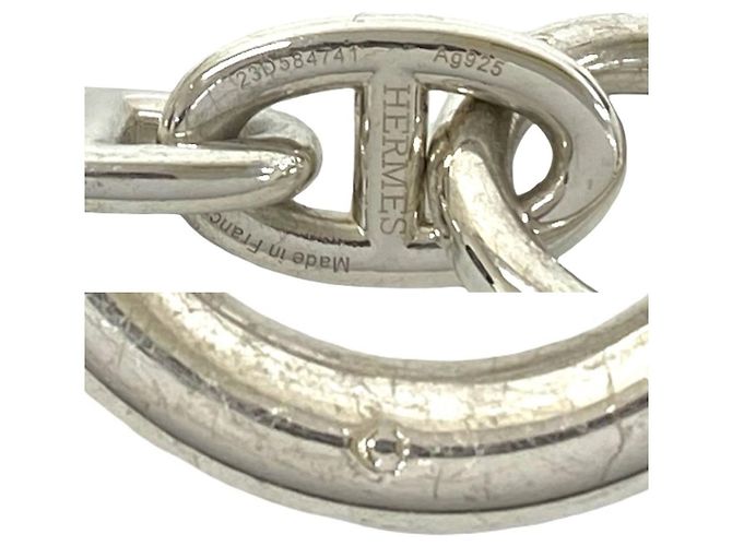 Hermès Bracciale Hermes Chaine d’Ancre TGM Silver - vista 4