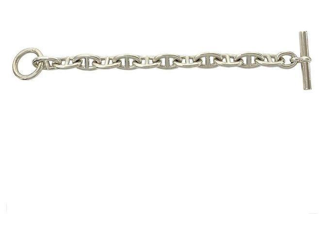Hermès Bracciale Hermes Chaine d’Ancre TGM Silver - vista 6