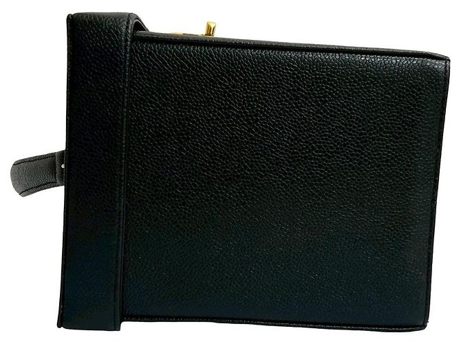 Borsa a mano e a tracolla 2way Chanel Coco Mark in pelle Caviar opaca - vista 5