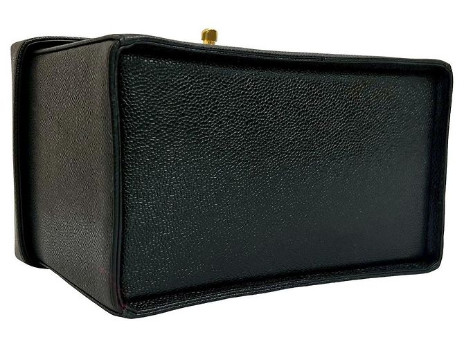 Borsa a mano e a tracolla 2way Chanel Coco Mark in pelle Caviar opaca - vista 7