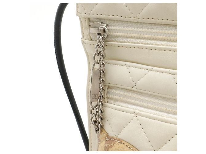 Borsa a tracolla Chanel Cambon Line in vitello morbido - vista 5