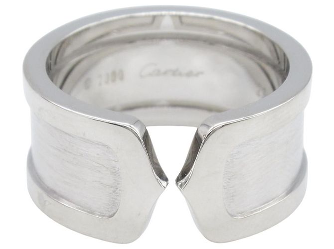Cartier C2 Au750 Weißgold Ring Größe 14 - Ansicht 2
