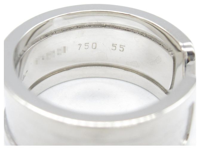 Cartier C2 Au750 Weißgold Ring Größe 14 - Ansicht 5