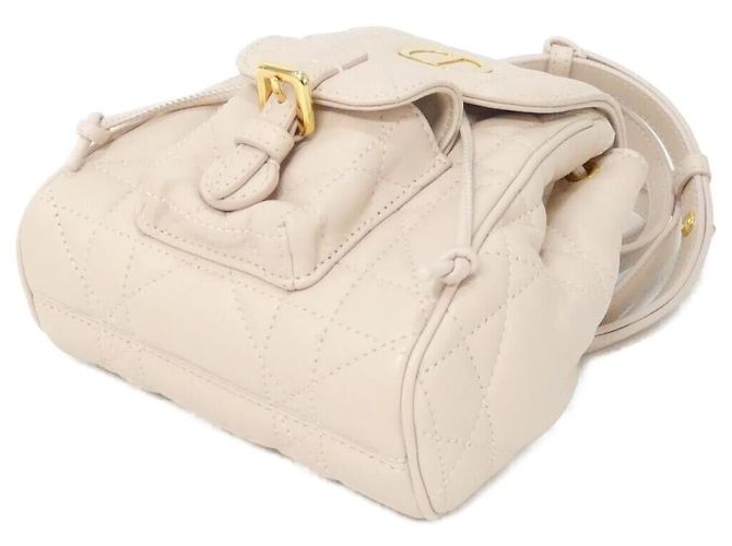 Christian Dior Borsa a tracolla Dior Caro in pelle d'agnello - vista 3