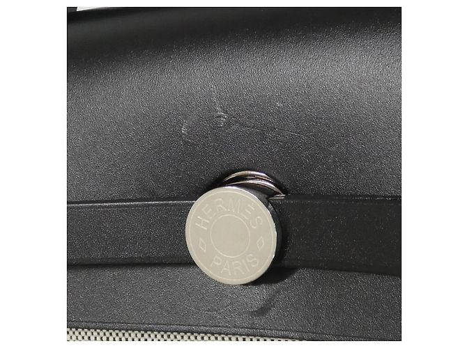 Hermès Borsa a Tracolla Hermes Herbag Zip Toile Ash Vache Hunter - vista 5