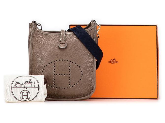 Hermès Borsa a tracolla Hermes Evelyne TPM Taurillon Clemence - vista 9