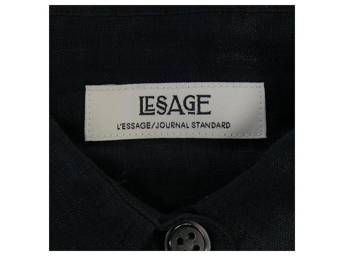 Autre Marque L'ESSAGE Hemd Schwarz - Ansicht 4