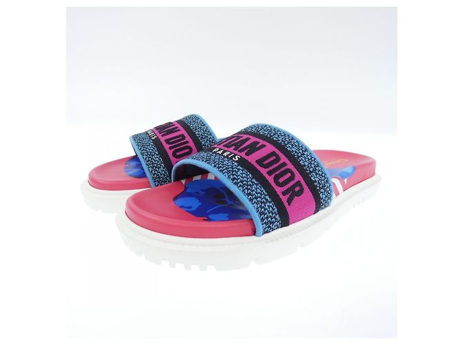 Sandali Christian Dior DWAY D-FLOWER POP EM - vista 3