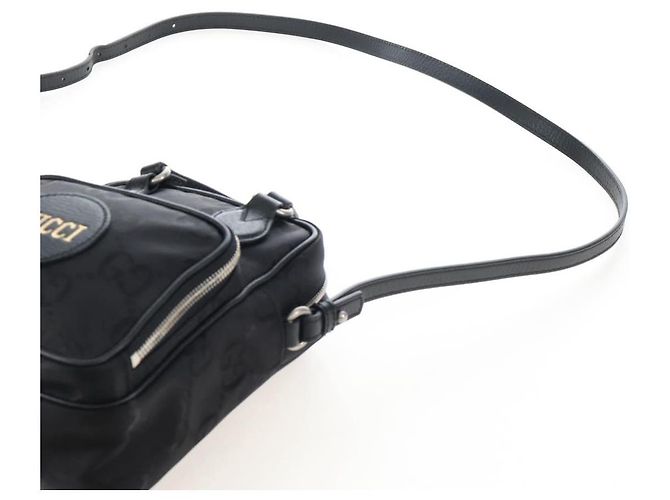 GUCCI GG Canvas Off The Grid Bag Nylon Black Silver 625850 - vista 12