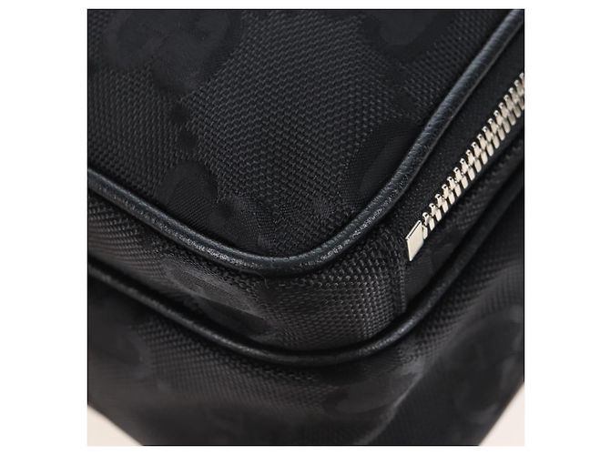 GUCCI GG Canvas Off The Grid Bag Nylon Black Silver 625850 - vista 16