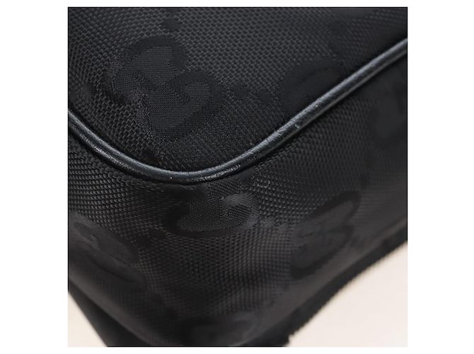 GUCCI GG Canvas Off The Grid Bag Nylon Black Silver 625850 - vista 18