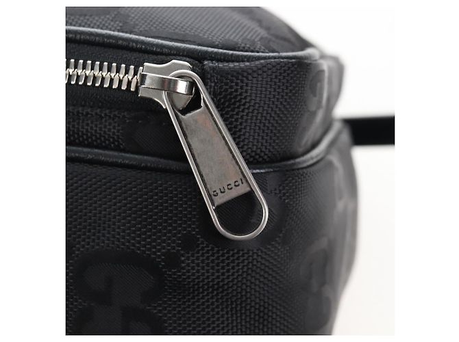 GUCCI GG Canvas Off The Grid Bag Nylon Black Silver 625850 - vista 20
