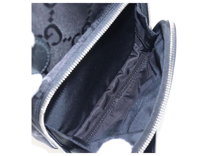 GUCCI GG Canvas Off The Grid Bag Nylon Black Silver 625850 - vista 21