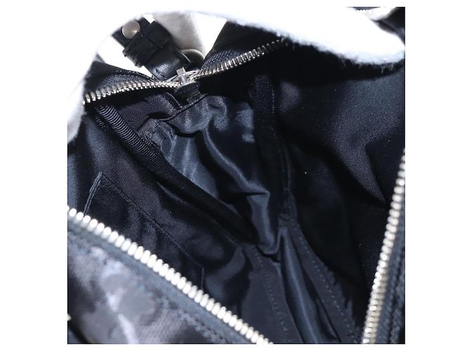 GUCCI GG Canvas Off The Grid Bag Nylon Black Silver 625850 - vista 25