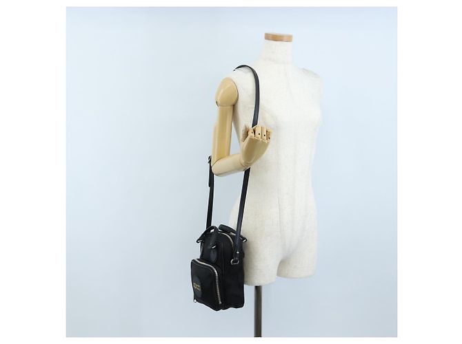 GUCCI GG Canvas Off The Grid Bag Nylon Black Silver 625850 - vista 28