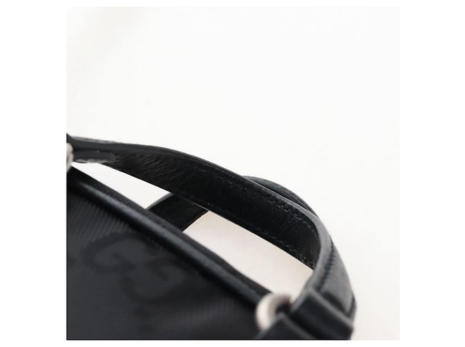 GUCCI GG Canvas Off The Grid Bag Nylon Black Silver 625850 - vista 8