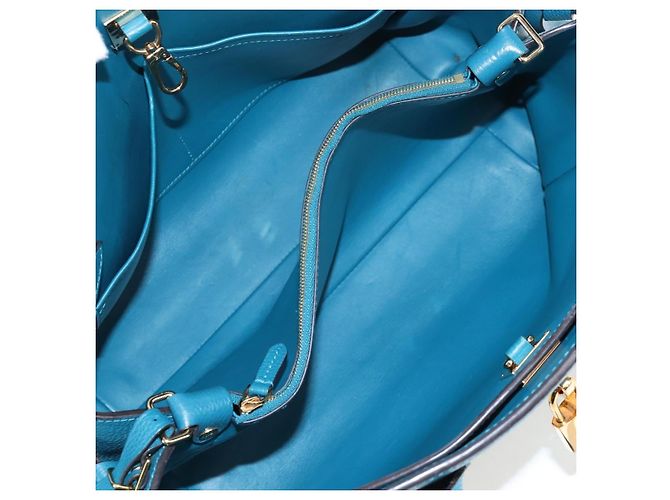 LOUIS VUITTON Mira MM Hand Bag Leather Blue M55023 LV - vista 10