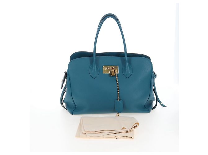 LOUIS VUITTON Mira MM Hand Bag Leather Blue M55023 LV - vista 12