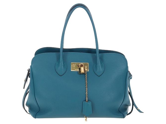LOUIS VUITTON Mira MM Hand Bag Leather Blue M55023 LV - vista 13