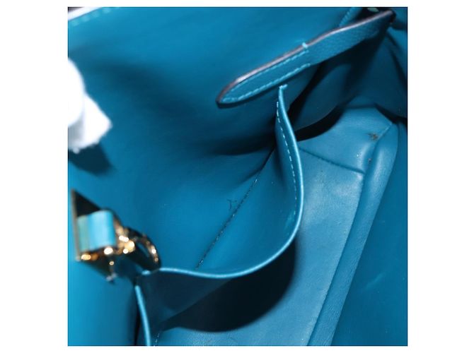 LOUIS VUITTON Mira MM Hand Bag Leather Blue M55023 LV - vista 24