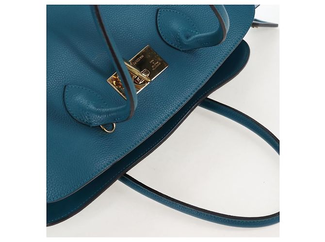 LOUIS VUITTON Mira MM Hand Bag Leather Blue M55023 LV - vista 6
