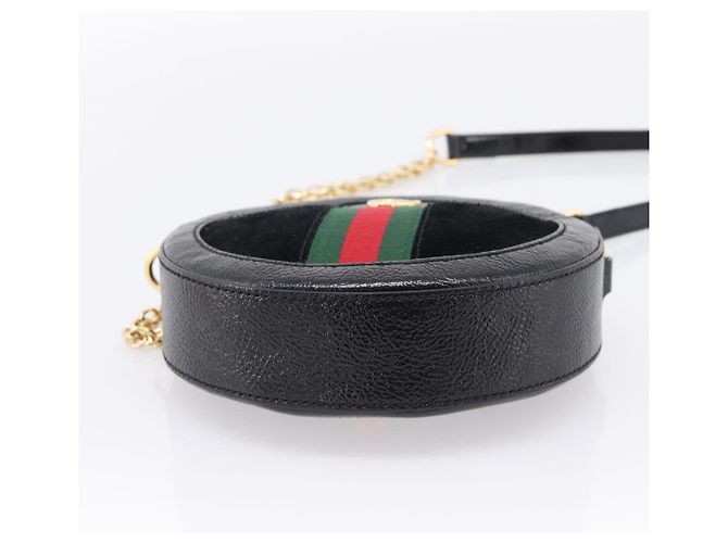 GUCCI Ophdia GG Web Sherry Line Chain Shoulder Bag Suede 550618 - vista 5