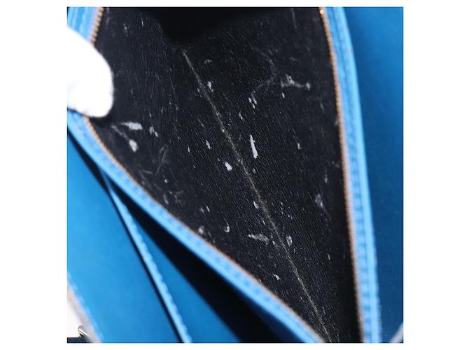 LOUIS VUITTON Epi Capuchin Shoulder Bag Blue M52345 LV - vista 11