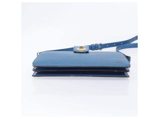 LOUIS VUITTON Epi Capuchin Shoulder Bag Blue M52345 LV - vista 5
