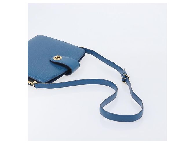 LOUIS VUITTON Epi Capuchin Shoulder Bag Blue M52345 LV - vista 7