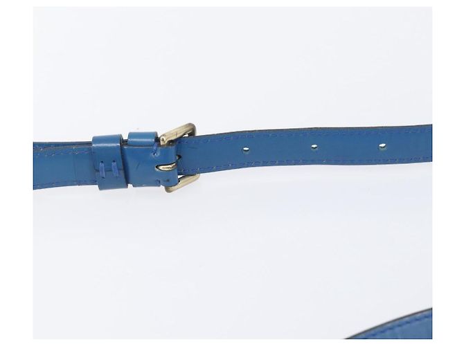 LOUIS VUITTON Epi Capuchin Shoulder Bag Blue M52345 LV - vista 8