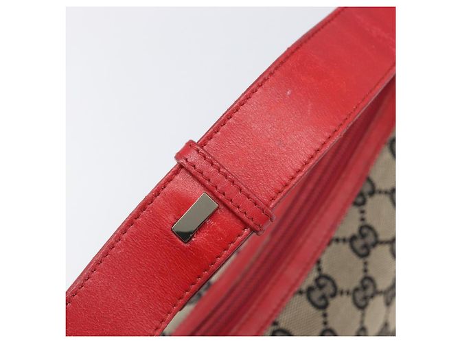 GUCCI GG Canvas Shoulder Bag Navy Gold 001 4205 - vista 17