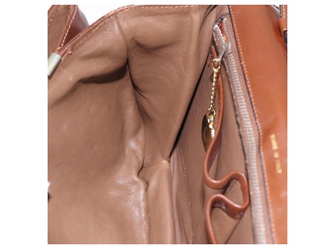 Céline CELINE Triomphe Shoulder Bag Leather Brown Gold Tone - vista 22