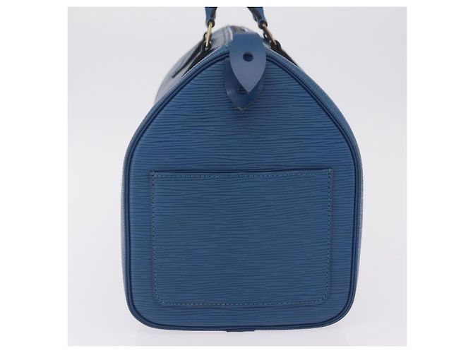 LOUIS VUITTON Epi Speedy 30 Hand Bag Toledo Blue M43005 LV - vista 3